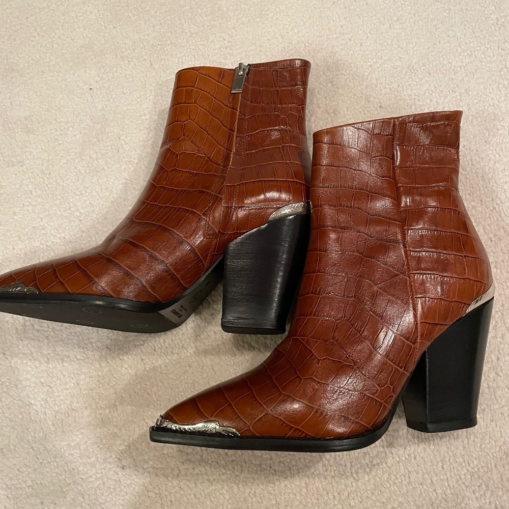 The kooples brown resoled ankle boots